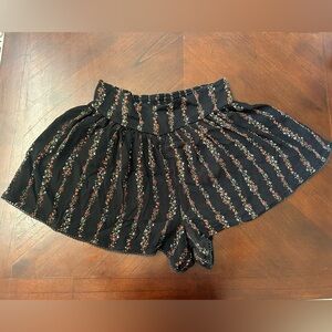 Free People Black High Waist Shorts size L